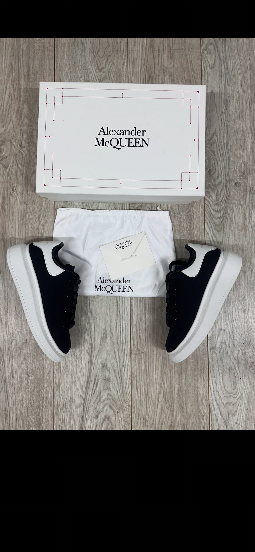 Alexander McQueen black and white