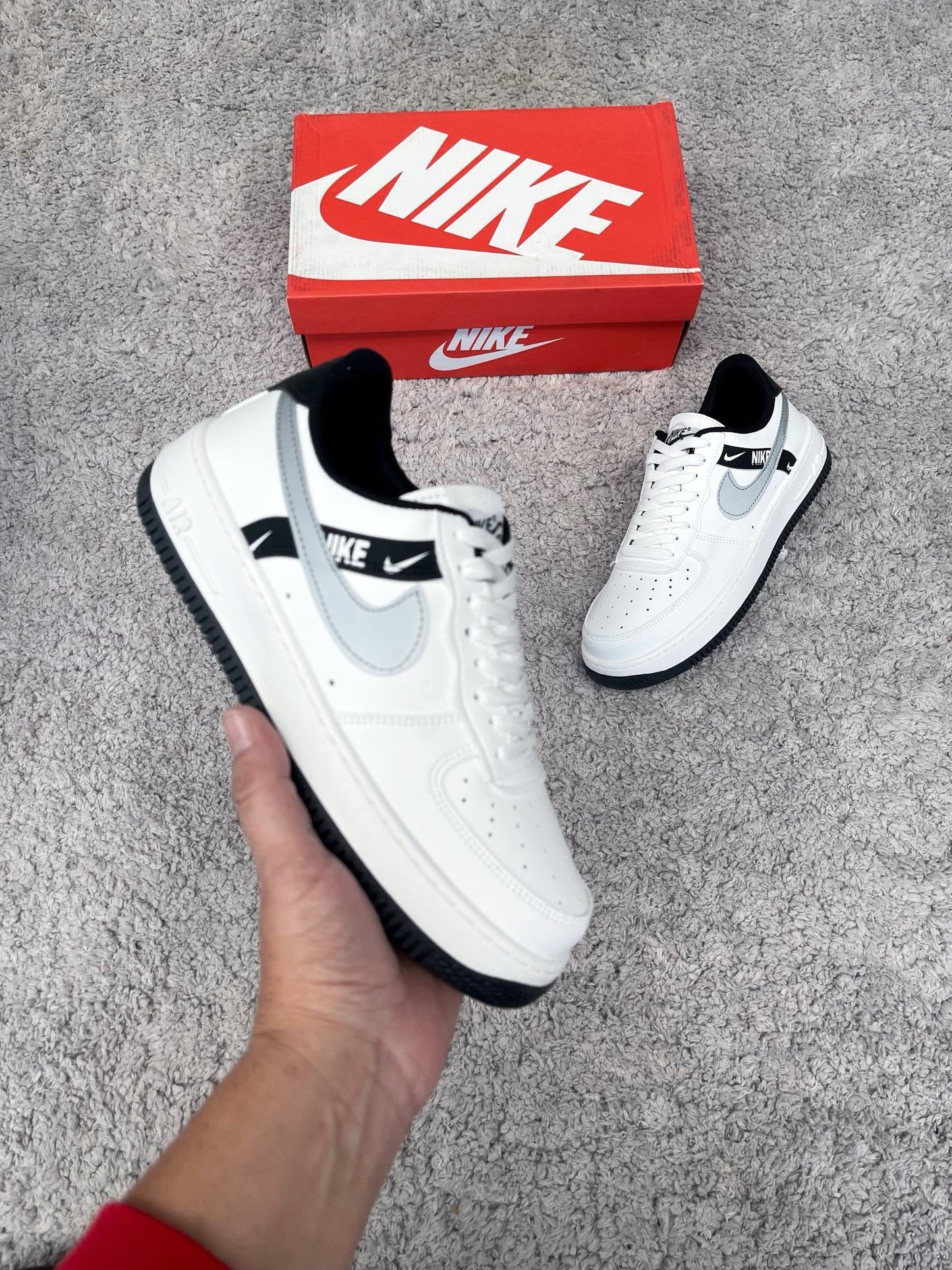 Zapatillas Air Force 1 tira reflectantes