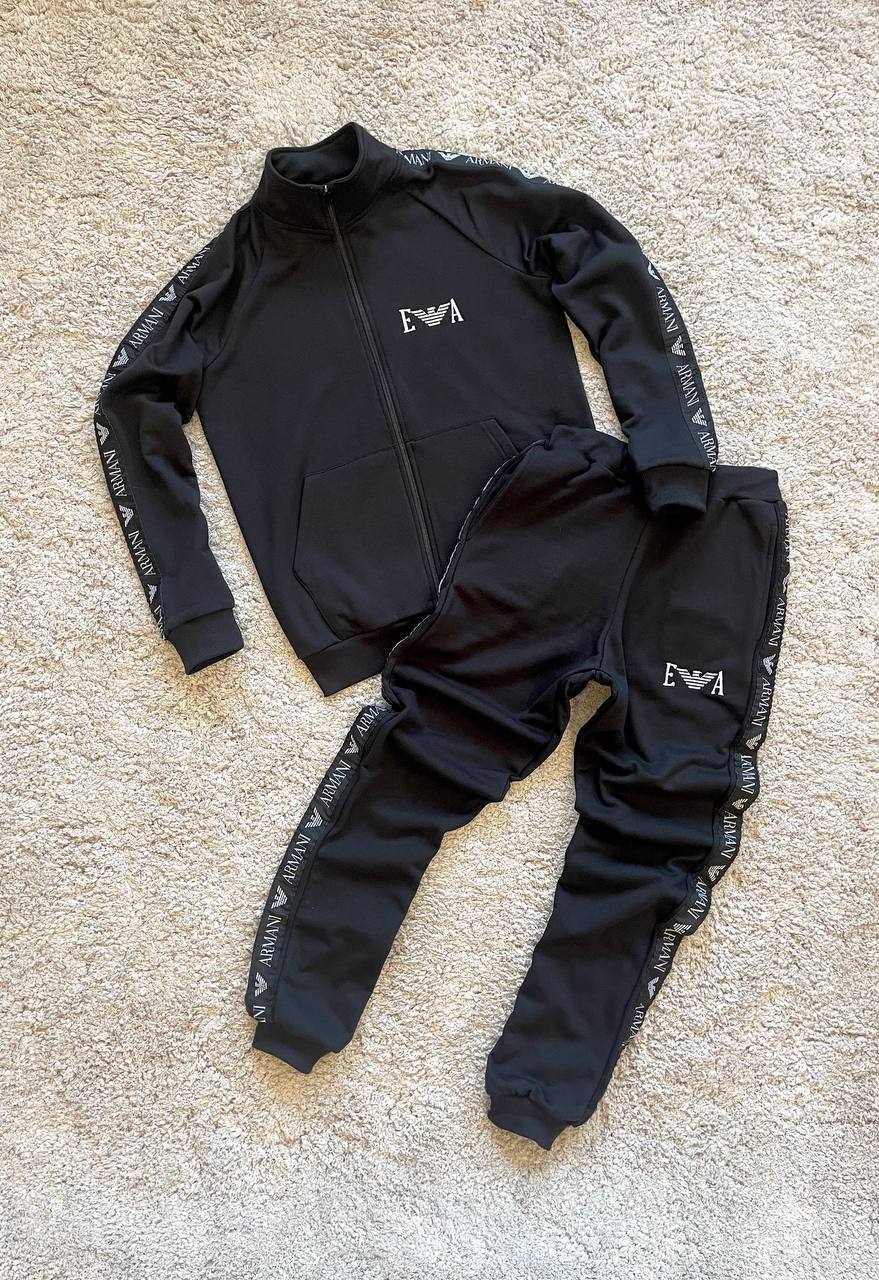Chándal EA7  armani negro