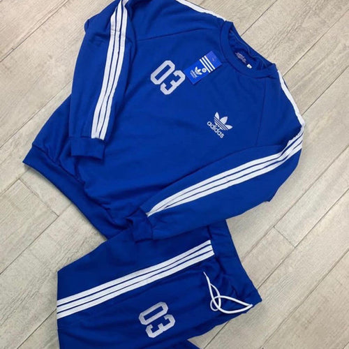 Conjunto Azul Adidas