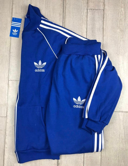Conjunto Adidas Azul y Rojo
